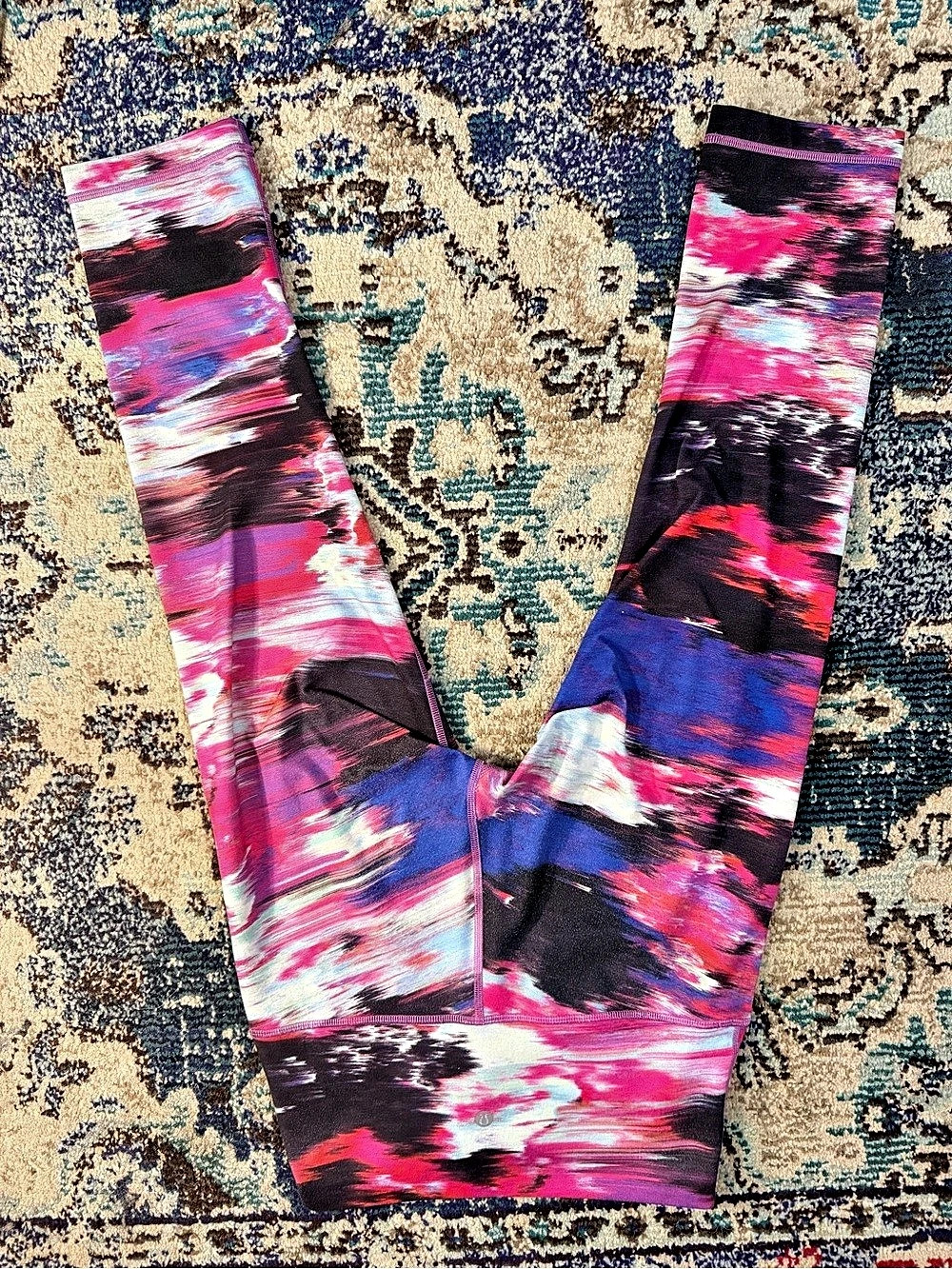 Lululemon Wunder Under Hi-Rise Tight *28" (Flowerescent Multi) ) Abstract Print